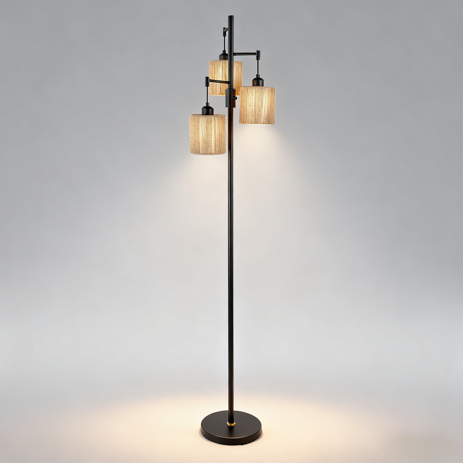 BySea Triple Hemp Rope Floor Lamp